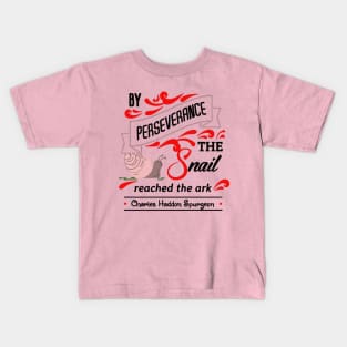 La perseverancia del caracol Kids T-Shirt